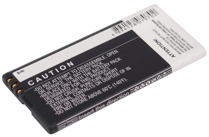 Lumia 820, 825 battery