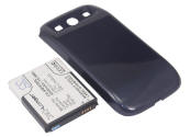 Samsung Galaxy S3 EB-L1H2LLD equivalent extended battery with black cover