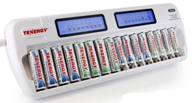 16 AA or AAA charger