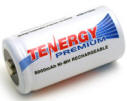 Tenergy 5000mAh rechargeable C battery (2 batteries)