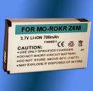 Motorola ROKR Z6M Cell Phone Battery