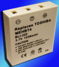 Toshiba Gigashot V10 MEHBT4 Digital Camera Battery