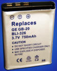 GE G1 G1SL GB-20 Digital Camera Battery