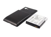 LG Optimus 4X HD extended battery with black cover