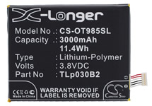 TLp030B1 Replacement Battery