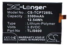 TLiS600 Replacement Battery
