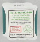 Uniden BT294, NPC50, SPH21, 2 way radio battery