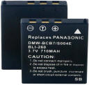 Panasonic DMC-FX2 DMC-FX7 DMW-BCB7 CGA-S004A CGA-S004A/1B Digital Camera Battery