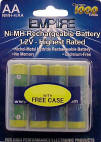 Rechargeable AA NiMH Batteries for digital cameras & phones