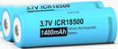 18500 3.7 volt battery