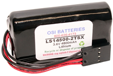 LS14500-2TSX CNC Battery