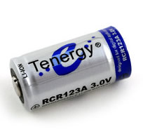 Rechargeable CR123A battery