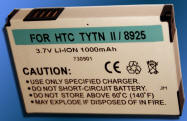 HTC TyTN II Kaiser 8925 PDA Battery