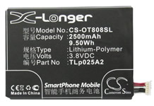 TLP025A2 Replacement Battery