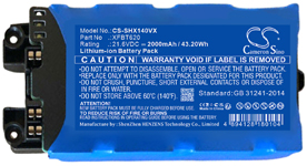XFBT620 Replacement Battery