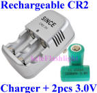 Rechargeable CR2 with Charger