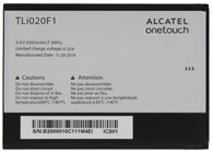 Original TLi020F1 battery